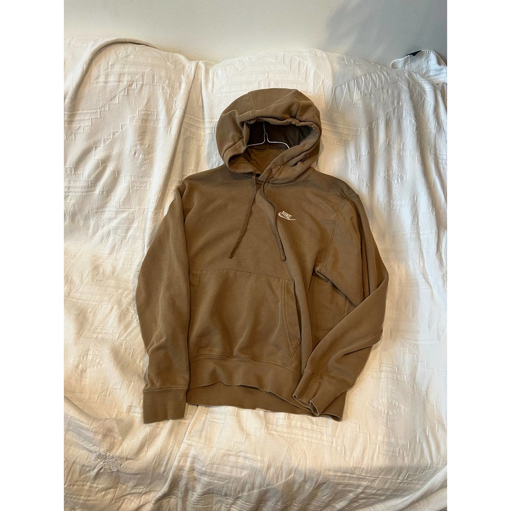 Nike Tan Pullover Hoodie Mens S